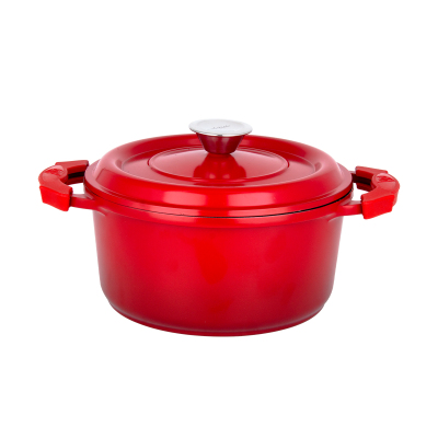 Aryıldız Blaze Döküm Alüminyum Derın Tencere 24 Cm Kırmızı - ARYILDIZ