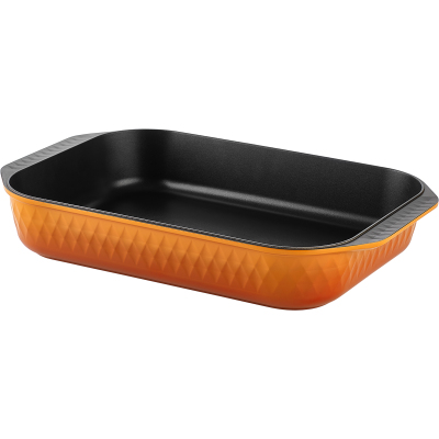 Aryıldız Blaze Döküm Alüminyum Tepsi 26*40 Cm Turuncu - ARYILDIZ