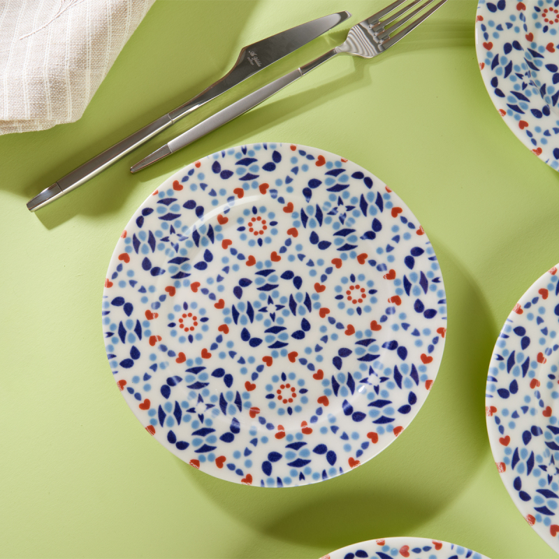 Aryıldız Blue Pasta Tabağı 6 Parça 19 cm - 1