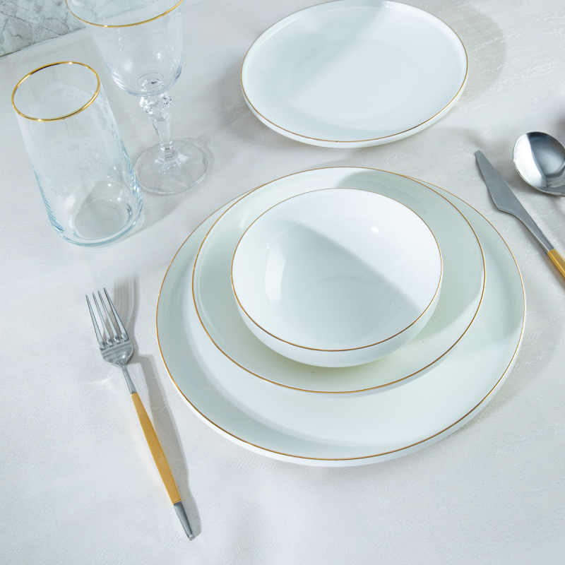 Aryıldız Bone Porselen 24 Parça 6 Kişilik Yemek Takımı - 2