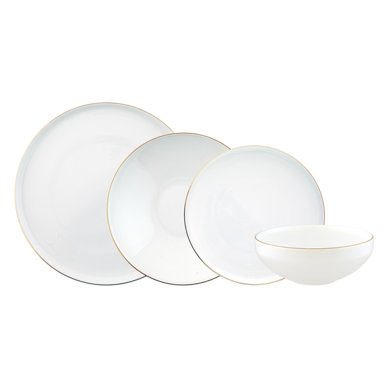 Aryıldız Bone Porselen 24 Parça 6 Kişilik Yemek Takımı - 5