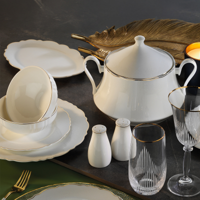 Aryıldız Bone Wave 60 Parça 12 Kişilik Yemek Takımı - 3