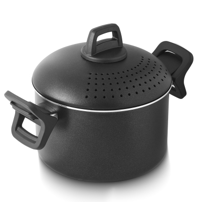 Aryıldız Bronx Makarna Tenceresi 20 cm Siyah - 5