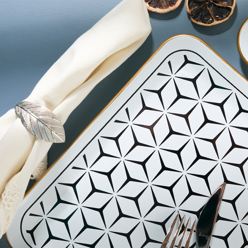 Aryıldız Cam Servis Tabağı 6 Parça - 5