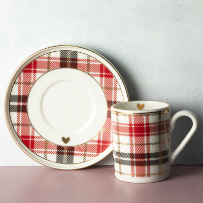 Aryıldız Celebration 4 Parça 2 Kişilik Türk Kahvesi Fincan Takımı - ARYILDIZ