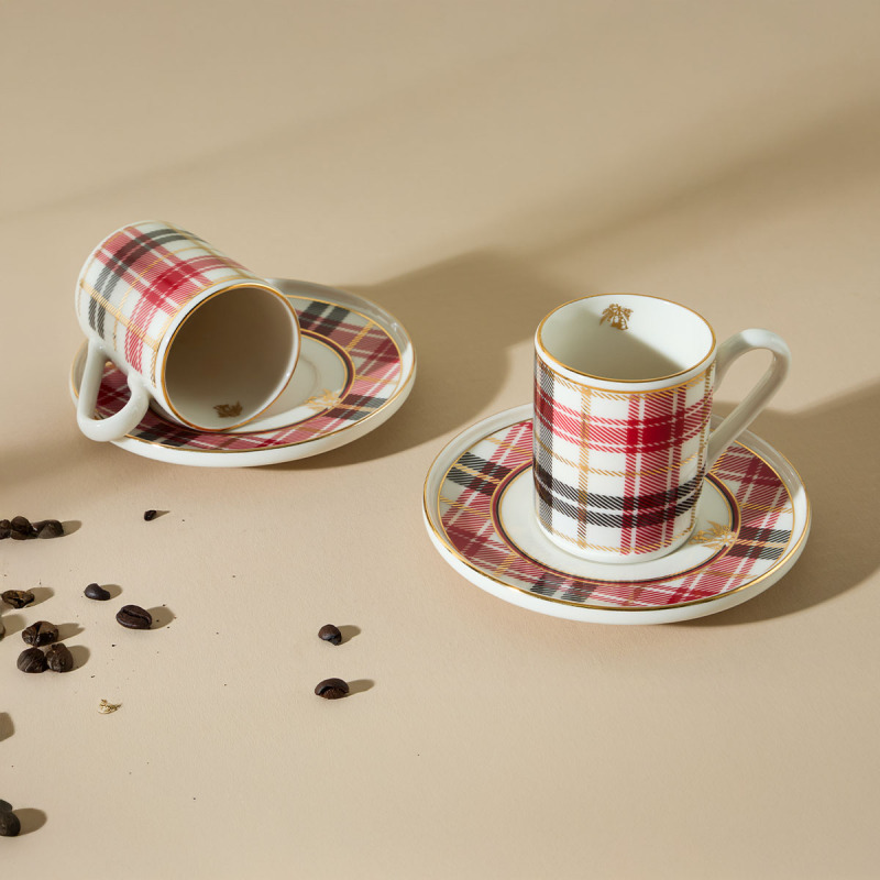 Aryıldız Celebration Light 4 Parça 2 Kişilik Kahve Fincan Takımı 90 ml - 2