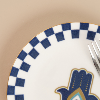 Aryıldız Chance Pasta Tabak Hamsa 21 cm - 4