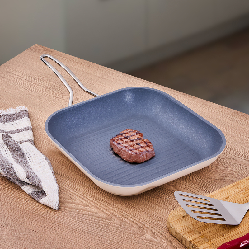 Aryıldız Colombus Crystal Grill Tava 28 cm - 2