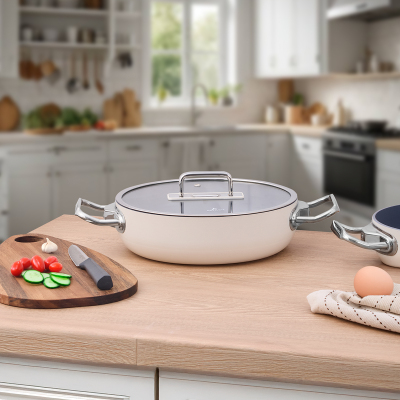 Aryıldız Colombus Crystal Kısa Tencere 24 cm - ARYILDIZ