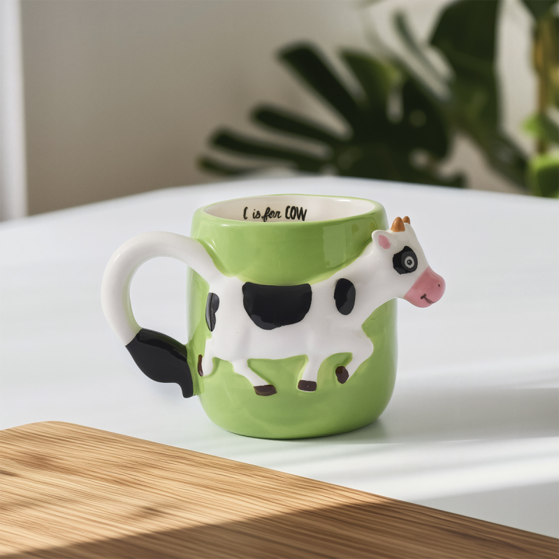 Aryıldız Cozy İnek Figürlü Kupa 500 ml - 1