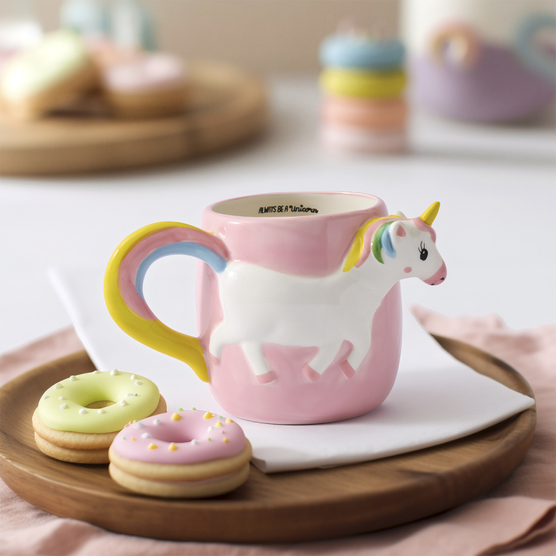 Aryıldız Cozy Unicorn Figürlü Kupa 500 ml - 1