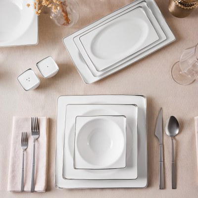 Aryıldız Crystal İxir Platin 56 Parça 12 Kişilik Yemek Takımı - 2