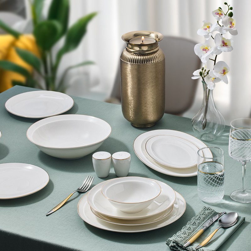 Aryıldız Crystal Provence 56 Parça 12 Kişilik Yemek Takımı - 1