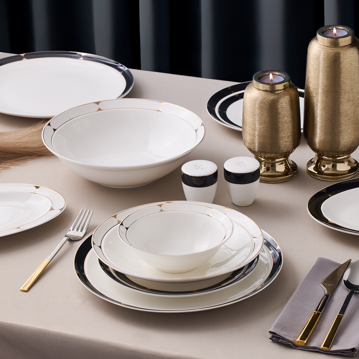 Evaliza Poetica Yemek Takımı Buket Yesıl 61 Parça | Gallery Crystal