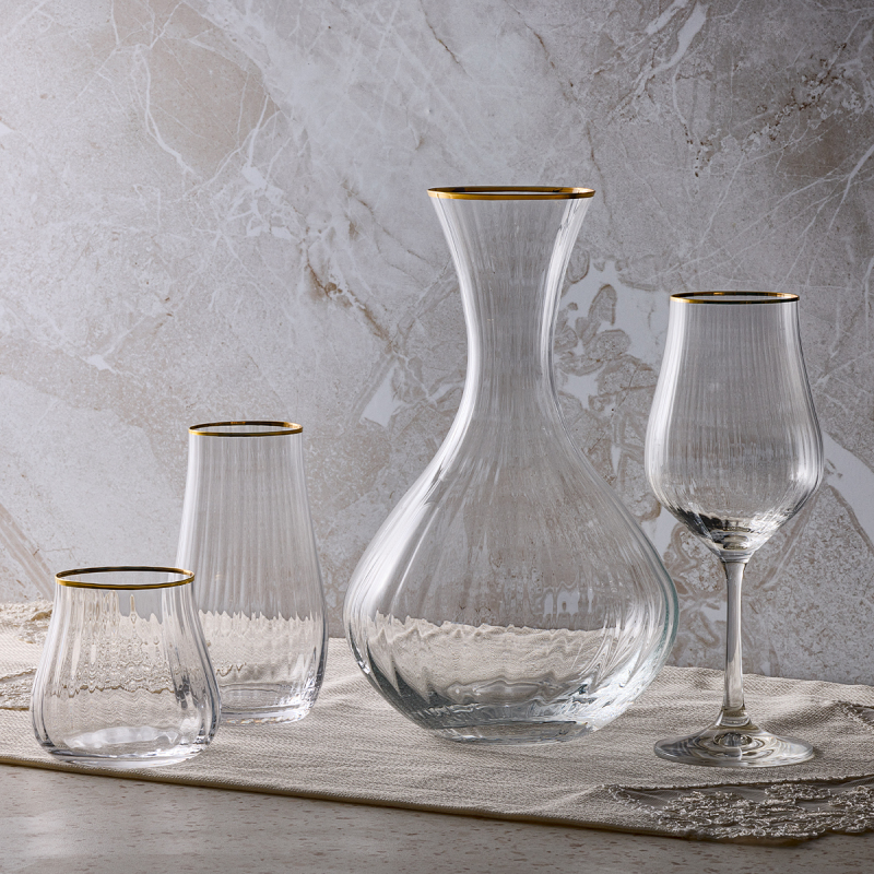 Aryıldız Crystal-x Gold 37 Parça 12 Kişilik Su Seti - 1