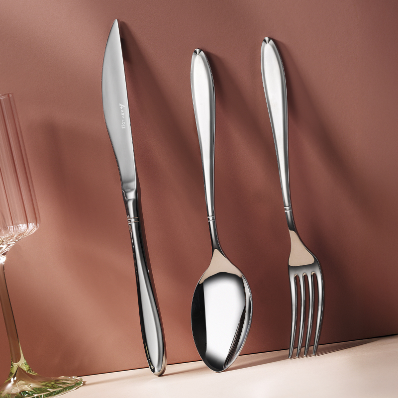 Aryıldız Cuba 84 Parça 12 Kişilik Çatal Kaşık Bıçak Takımı - 1