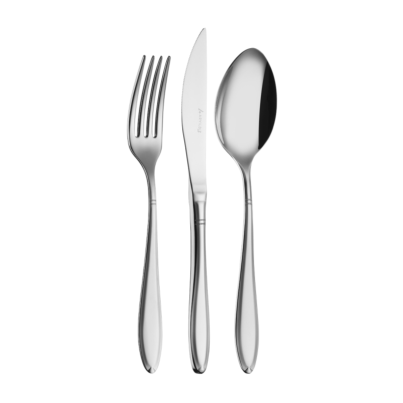 Aryıldız Cuba 84 Parça 12 Kişilik Çatal Kaşık Bıçak Takımı - 2