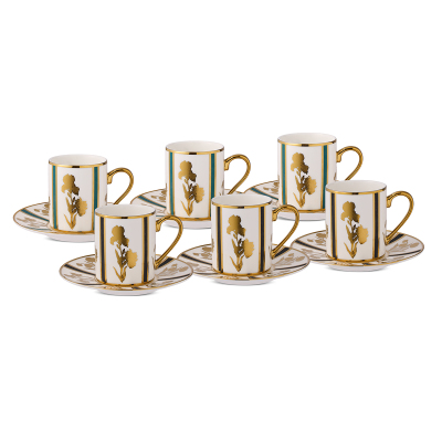 Aryıldız Cyra 12 Parça 6 Kişilik Kahve Fincan Takımı 90 ml - 4