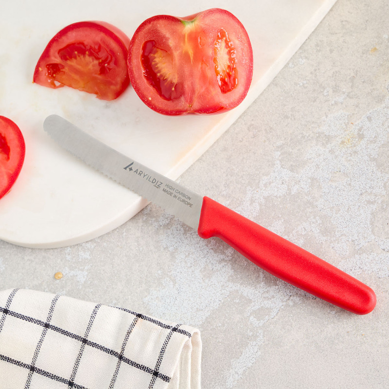 Aryıldız Daily Domates Bıçağı Kırmızı 11 cm - 1