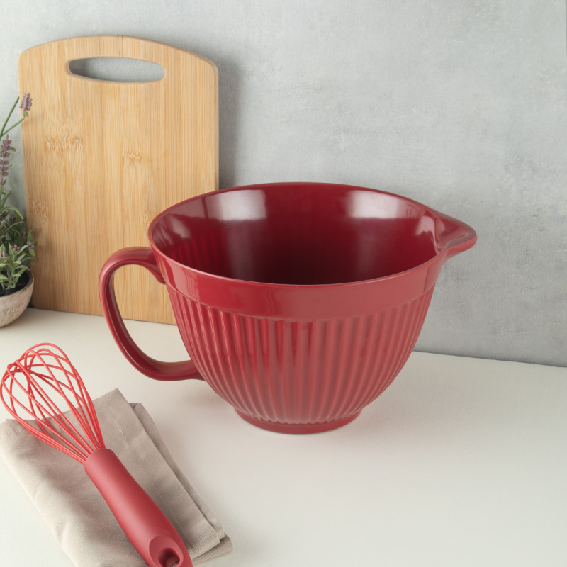 Aryıldız Daily Kulplu Karıştırma Kabı Kırmızı 24 cm - 1
