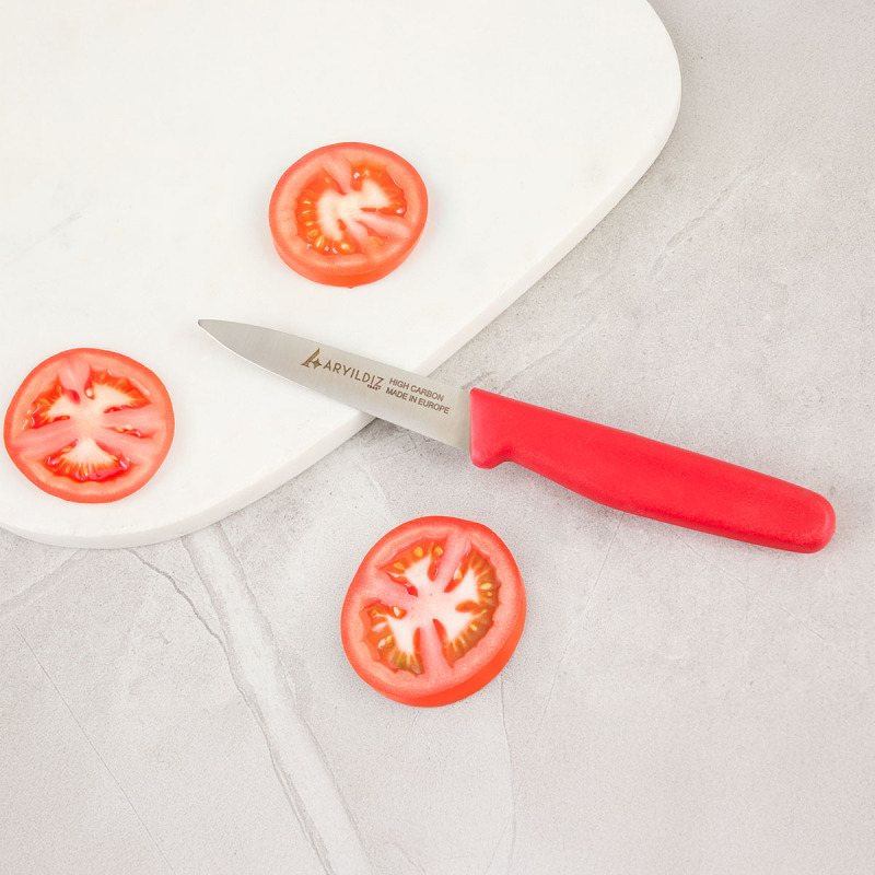 Aryıldız Daily Soyma Bıçağı Kırmızı 9 cm - 1