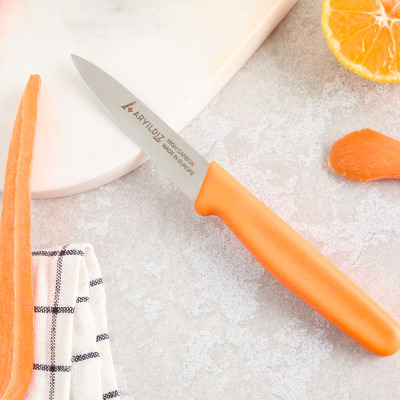 Aryıldız Daily Soyma Bıçağı Turuncu 9 cm - ARYILDIZ