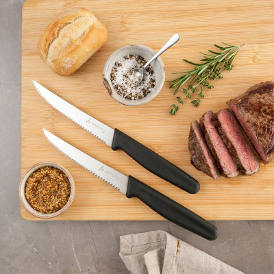 Aryıldız Daily Steak Bıçak 2’li Siyah - ARYILDIZ