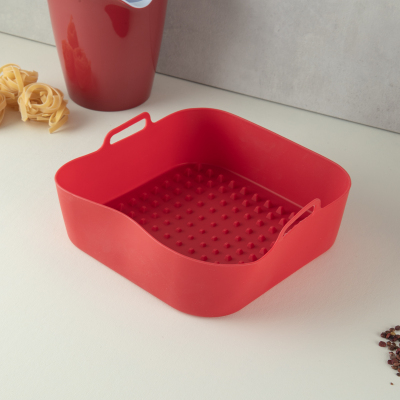 Aryıldız Dailytools Air Fryer Pişirme Kabı Kırmızı 21 cm - ARYILDIZ