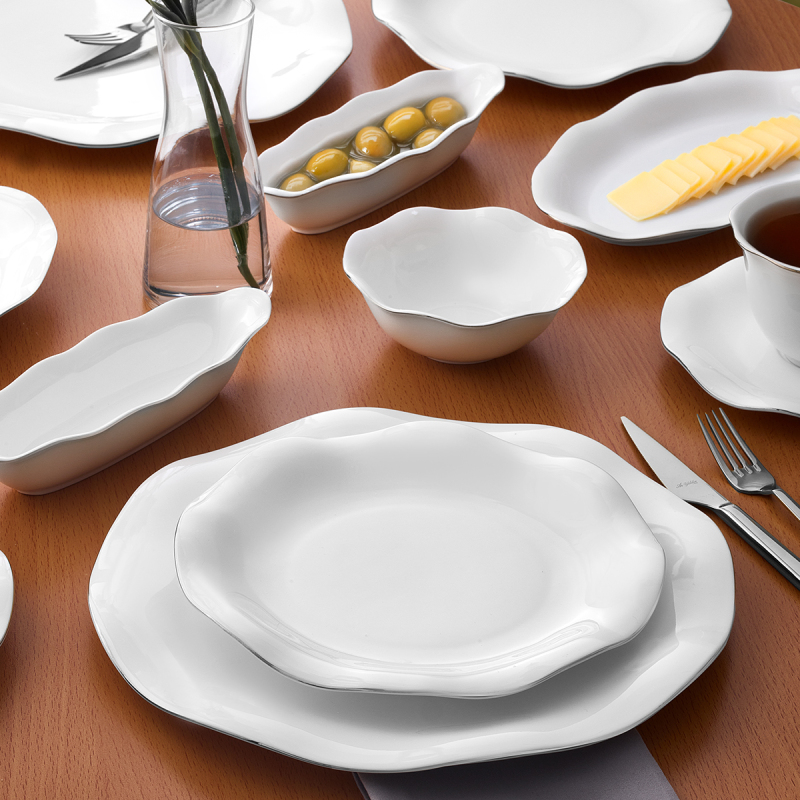 Aryıldız Daphne Platin 32 Parça 6 Kişilik Kahvaltı Takımı - 2