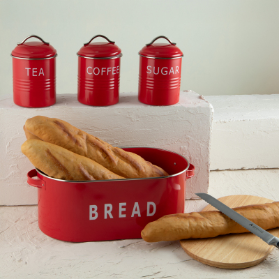 Aryıldız Deluxe Bambu Kapaklı Ekmeklik Ve 3’lü Saklama Seti - ARYILDIZ