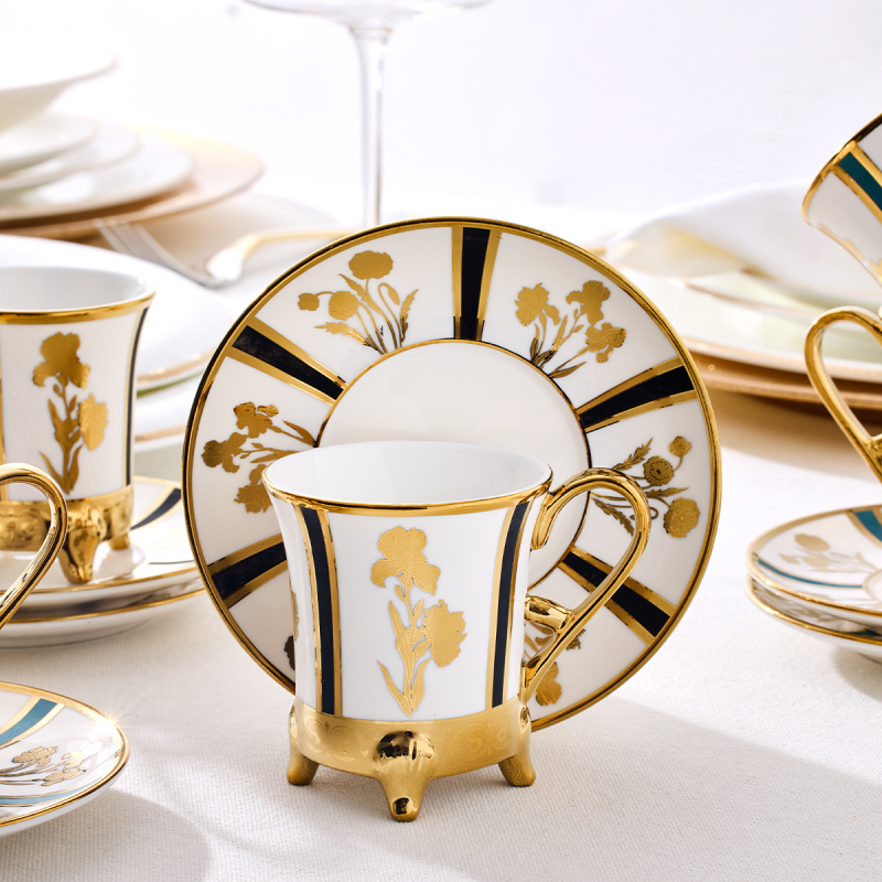 Aryıldız Diba 12 Parça 6 Kişilik Türk Kahve Fincanı - 2