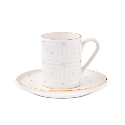 Aryıldız Dore 12 Parça 6 Kişilik Kahve Fincan Takımı 90 ml - 4