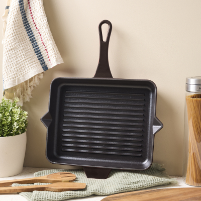 Aryıldız Duo Cast Grill Tava Kahverengi 26x32 cm - 2