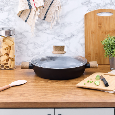 Aryıldız Eco Ceramic Kısa Tencere 30 cm - ARYILDIZ