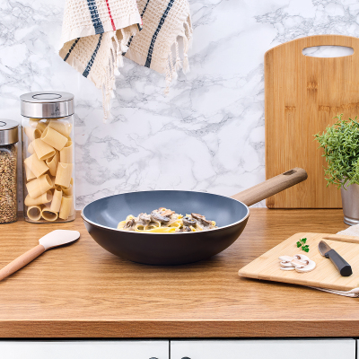 Aryıldız Eco Ceramic Wok Tava 28 cm - ARYILDIZ