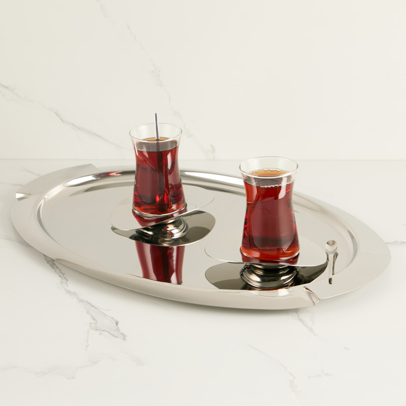 Aryıldız Elegant Prestige 25 Parça Çelik Çay Seti - 3