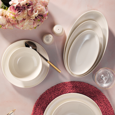 Aryıldız Elif Aria 30 Parça 6 Kişilik Yemek Takımı - ARYILDIZ