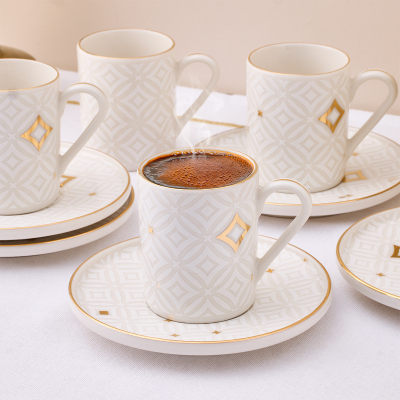 Aryıldız Elina 12 Parça 6 Kişilik Kahve Fincan Takımı 90 ml - 2