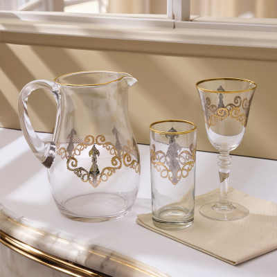 Aryıldız Elisa Gold-Platin 25 Parça 12 Kişilik Su Seti - 1