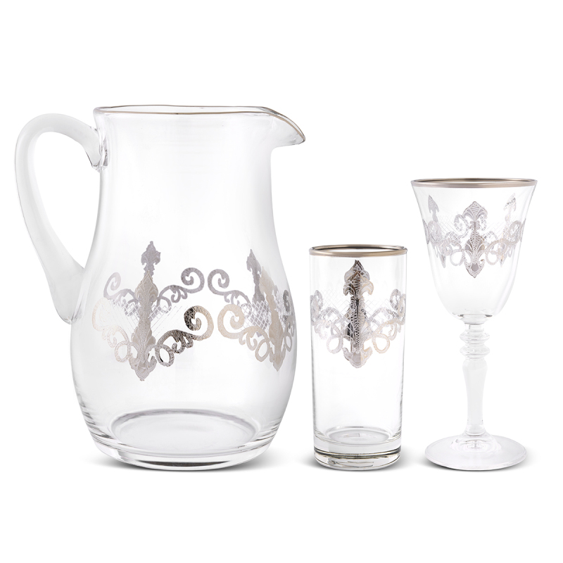 Aryıldız Elisa Platin 25 Parça 12 Kişilik Su Seti - 2