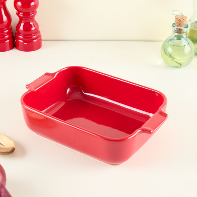 Aryıldız Elissa Dikdörtgen Fırın Kabı Kırmızı 25 cm - 4