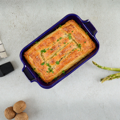 Aryıldız Elissa Dikdörtgen Fırın Kabı Kobalt 23 cm - ARYILDIZ