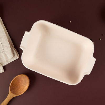 Aryıldız Elissa Dikdörtgen Fırın Kabı Mat Beyaz 25 cm - 3