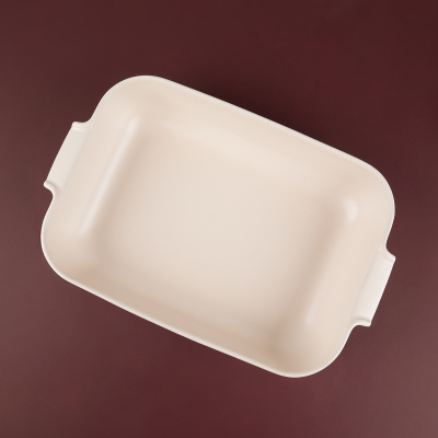 Aryıldız Elissa Dikdörtgen Fırın Kabı Mat Beyaz 36 cm - 1