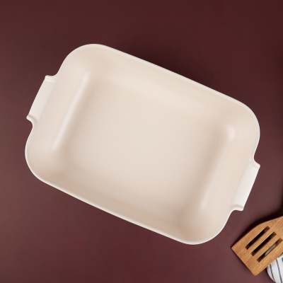 Aryıldız Elissa Dikdörtgen Fırın Kabı Mat Beyaz 36 cm - 2