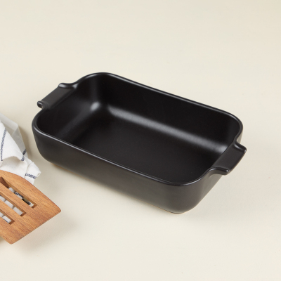 Aryıldız Elissa Dikdörtgen Fırın Kabı Mat Siyah 23 cm - 1