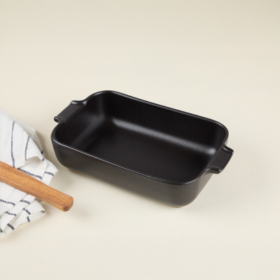 Aryıldız Elissa Dikdörtgen Fırın Kabı Mat Siyah 23 cm - 2