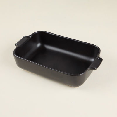 Aryıldız Elissa Dikdörtgen Fırın Kabı Mat Siyah 23 cm - 6
