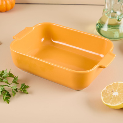 Aryıldız Elissa Dikdörtgen Fırın Kabı Sarı 25 cm - 2