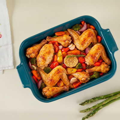 Aryıldız Elissa Dikdörtgen Fırın Kabı Yeşil 25 cm - ARYILDIZ